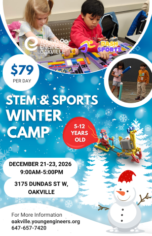 STEM+Sports Fusion Winter Camp, Forestview Church | December 21-23, 2026